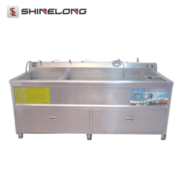 Kitchen Equipment Ultrasonic Commercial Vegetable Washer And Dryer